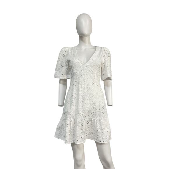 Rhode 'Mariana' White Cotton Dress Size 0 - Picture 2 of 5